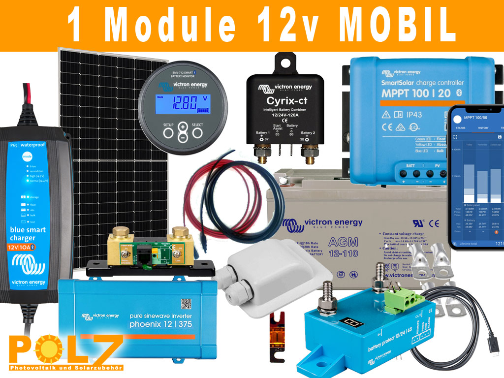 12V Mobilpaket 1 – Polz Shop – Solar, Photovoltaik