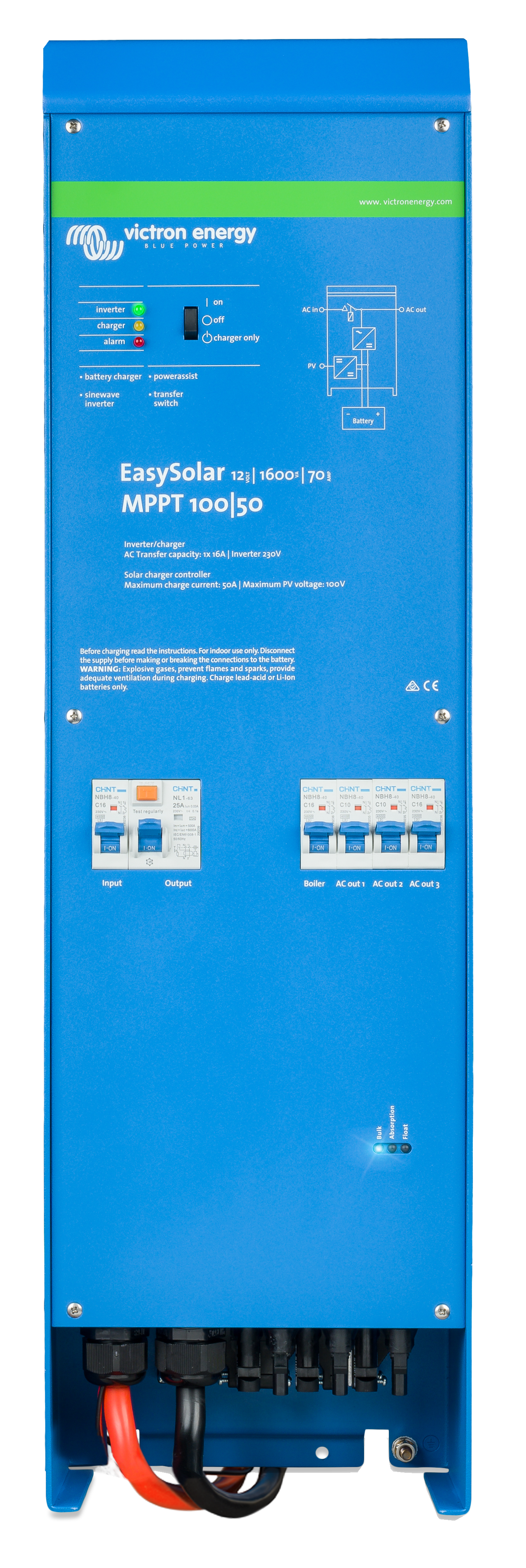 EasySolar 12/1600/70-16 230V MPPT 100/50