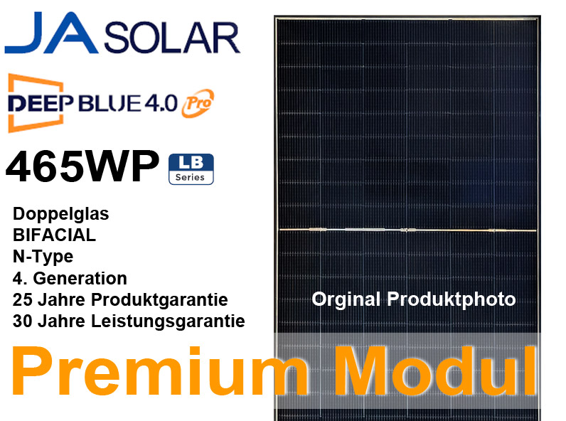 Ja Solar | JAM54D40-465/LB I 465W BLACK FRAME